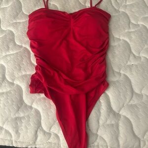 Express Vibrant Red Swimsuit